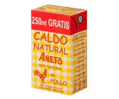 Caldo de pollo Aneto 750+250ml