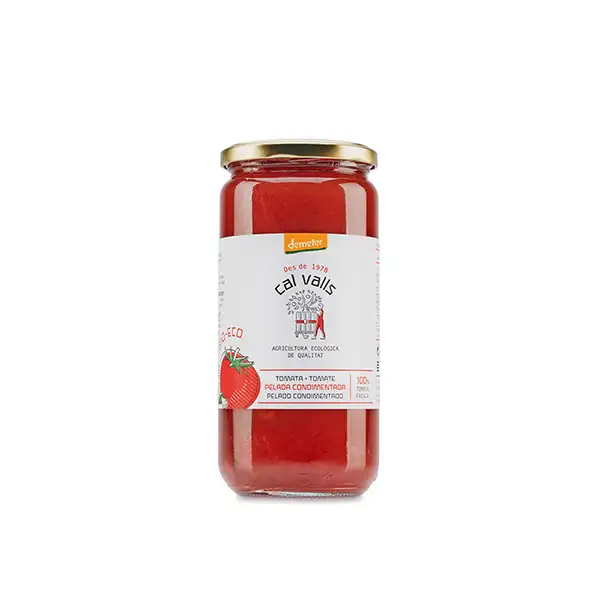 Tomate entero pelado condimentado 660g ECO