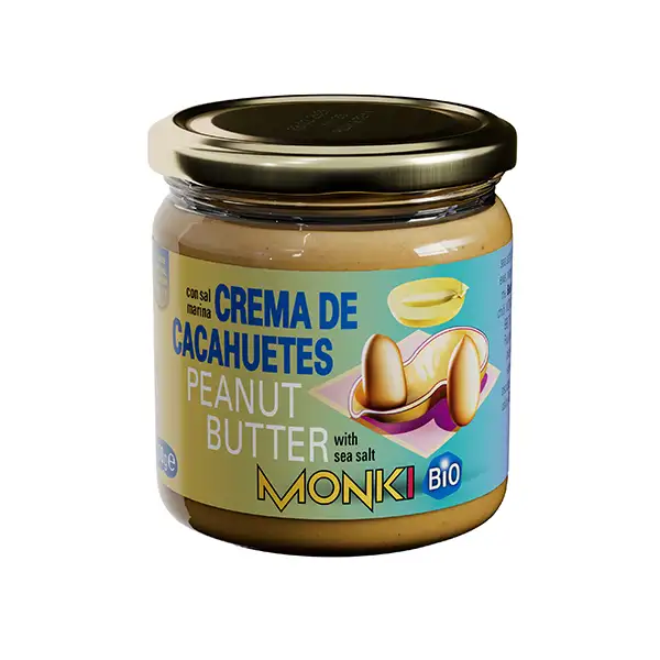 Crema de cacahuetes 330g ECO