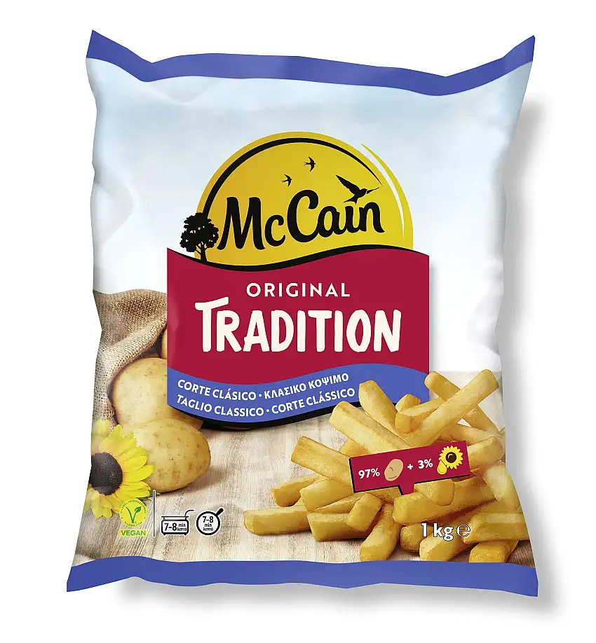 Patatas fritas McCain 1kg Tradition