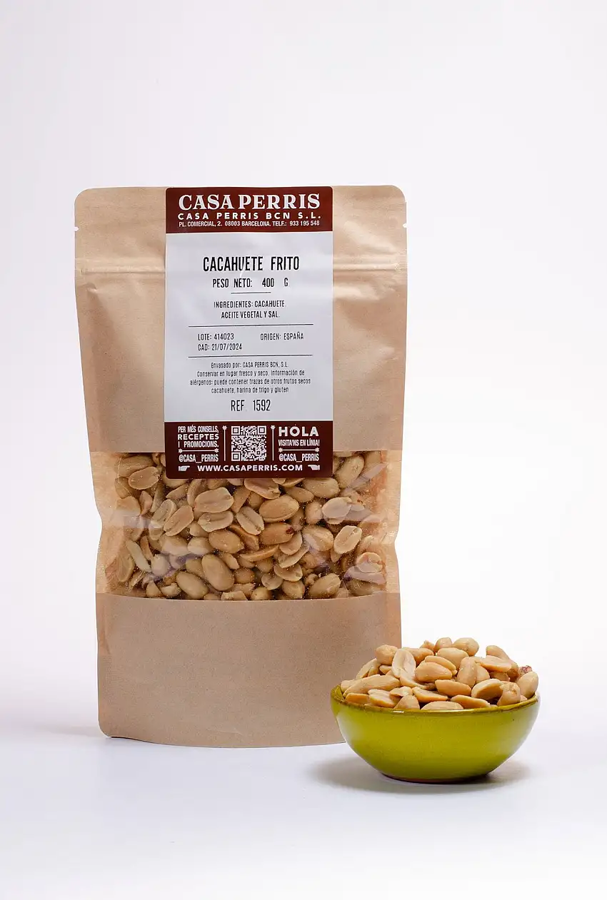 Cacahuete frito y salado 400g