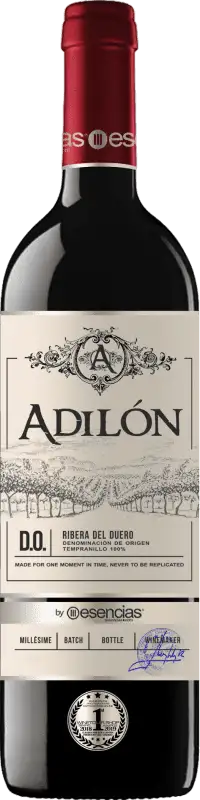 Esencias Adilón 18 Meses Tempranillo Ribera del Duero Selección, Especial Reserva 75 cl.