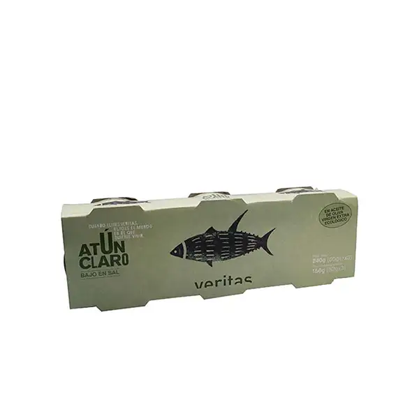 Atún bajo en sal 3x52g ECO