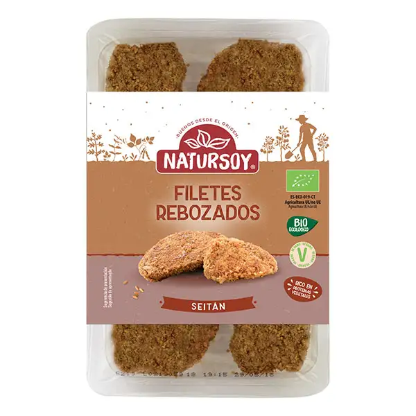 Seitán rebozado 180g ECO