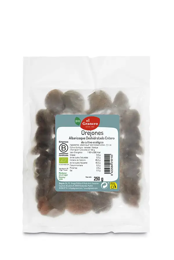Orejones El Granero 250gr ECO