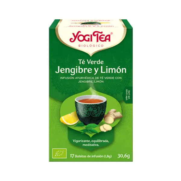 Té verde con jengibre y limón ECO