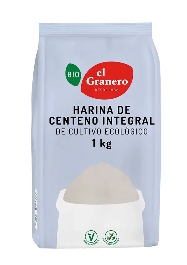Harina centeno integral 1kg ECO