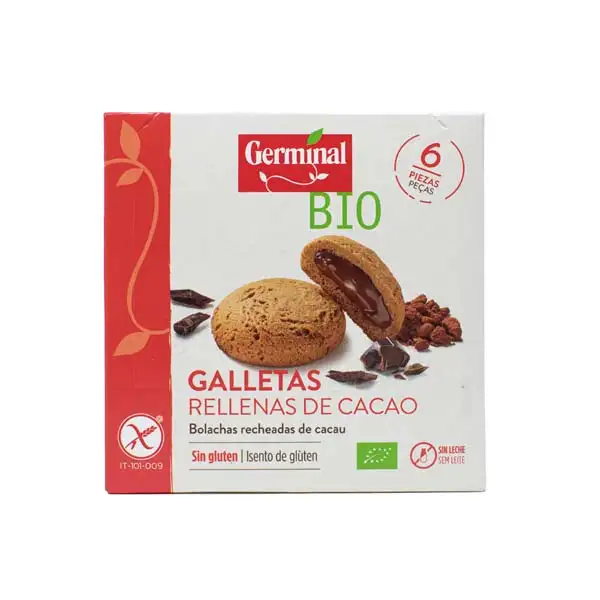Galleta rellena de cacao 200g ECO