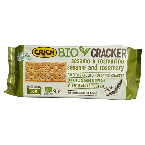 Biocracker con sésamo y romero ECO