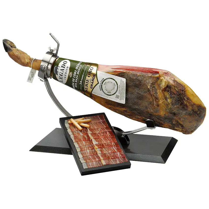Jamón de cebo 50% raza ibérico Legado ibérico al corte