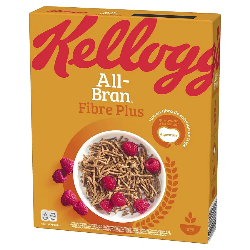 Cereal kellogg's 375g All-Bran fibre plus