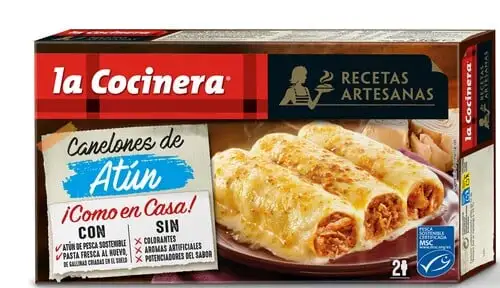 Canelones La Cocinera atún 500g