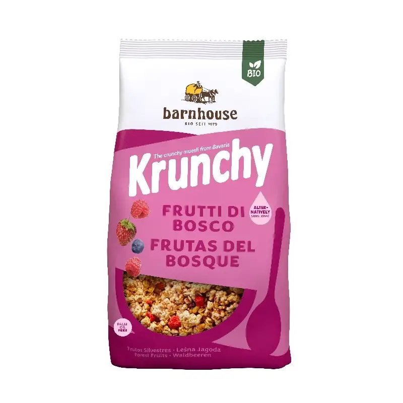 Muesli Krunchy frutos del bosque Barnhouse 375g | ecológico