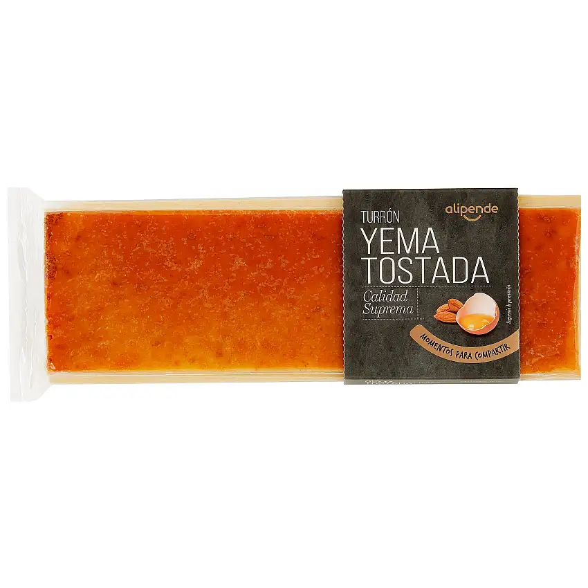 Turrón Alipende 300g yema tostada