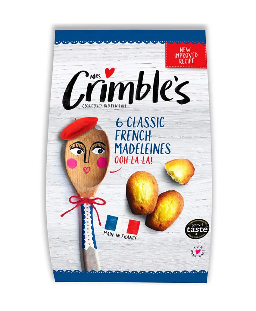 Magdalenas Sin Gluten Mrs Crimbles 180g Bizcochitos Esponjosos y Delicados