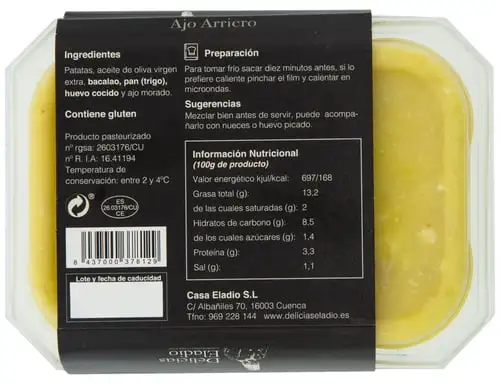 Ajo arriero Eladio 450g
