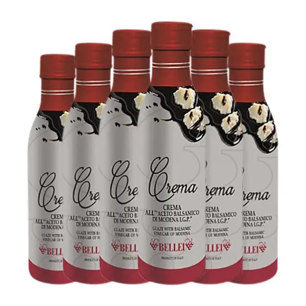 Vinagre Bellei Balsámico, Crema Botella Medium 50 cl (Caja de 6 unidades)