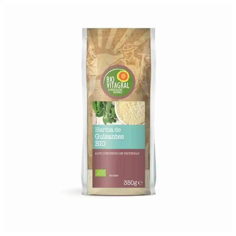 BIOVITAGRAL - HARINA SIN GLUTEN DE GUISANTE 350g BIO