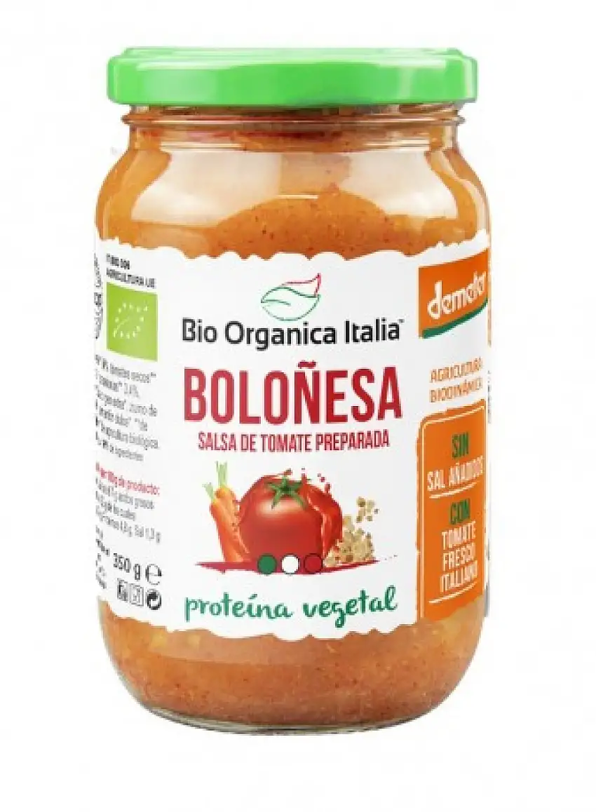 Salsa boloñesa vegana Bio Organica Italia Demeter 350ml | ecológico