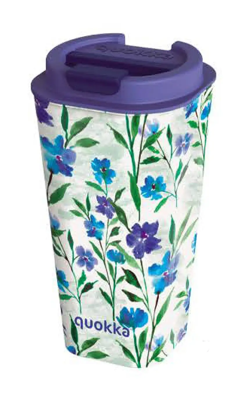 Vaso de café Flux Ditsy Bloom Quokka 450ml