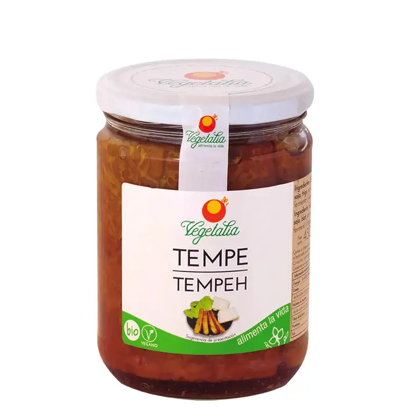 Tempeh de soja bote de vidrio 250g BIO Vegetalia