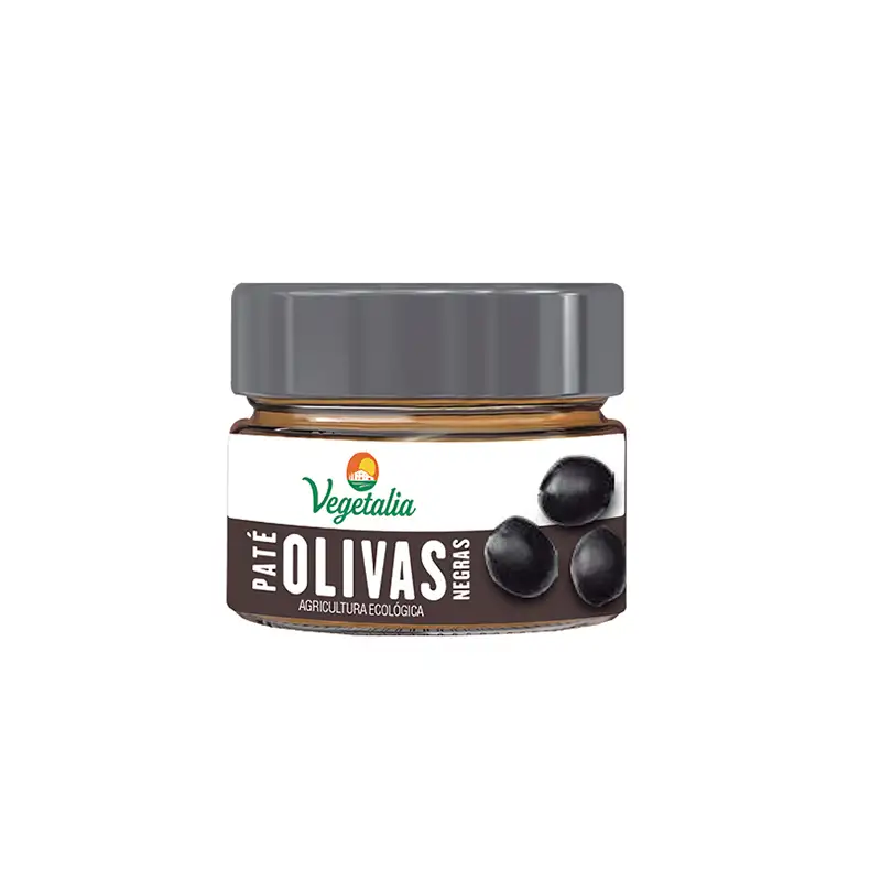 Paté de olivas negras 100g Vegetalia | ecológico