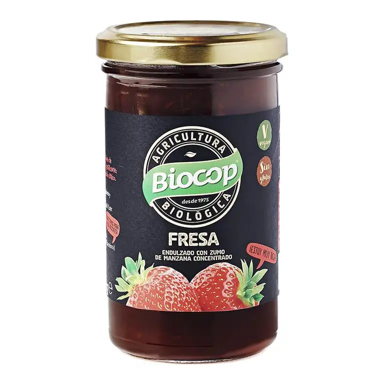 Compota de fresa sin azúcar 265g BIO Biocop