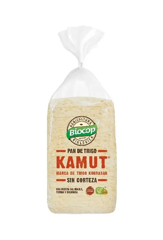 Pan de molde sin corteza kamut bio 300g Biocop