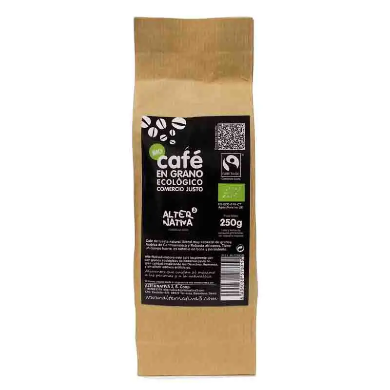 ALTERNATIVA3 - CAFE EN GRANO 250g BIO