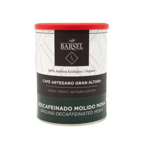 Café Descafeinado Molido Barsel 250g | 100% Arábica y Ecológico