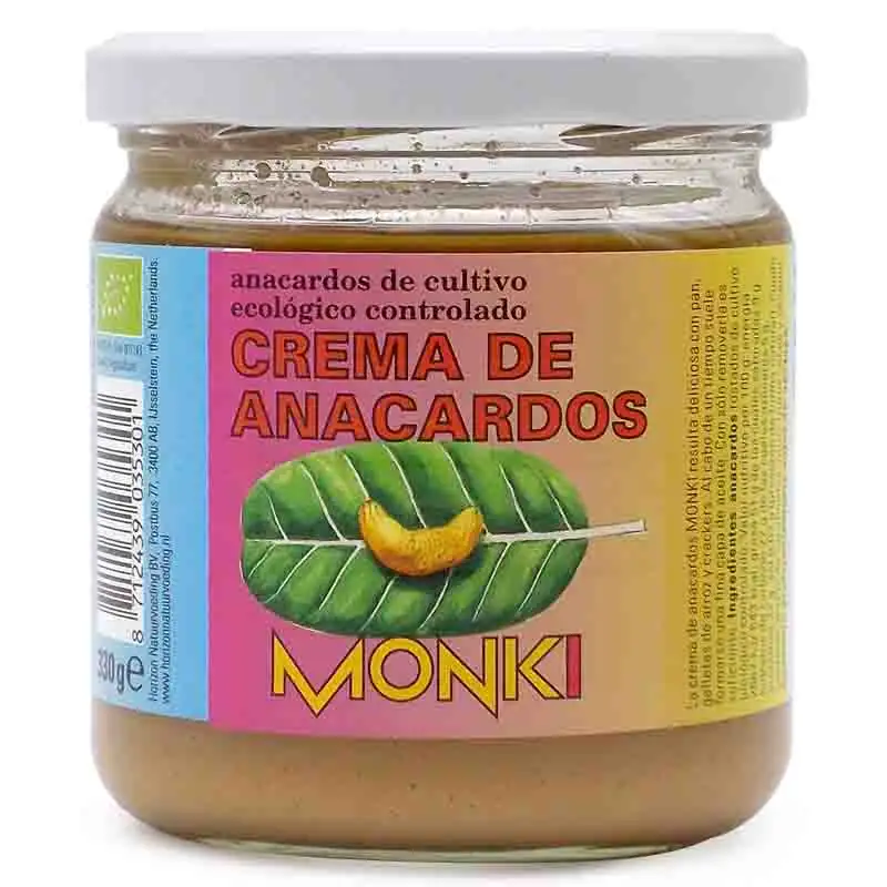 MONKI - CREMA DE ANACARDOS 330g BIO (PROMO)