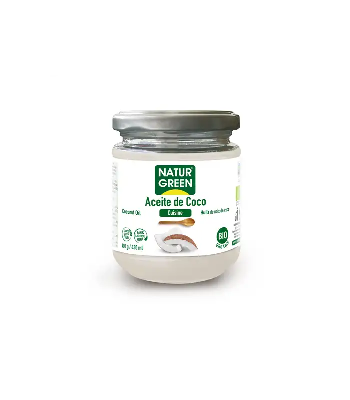 ACEITE DE COCO SUAVE CUISINE BIO 400g NATURGREEN
