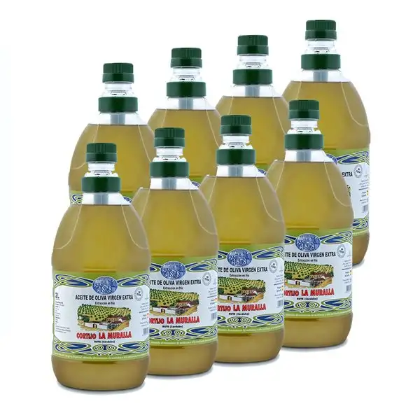 Aceite de Oliva Virgen Extra - Cortijo La Muralla - Caja 8 Garrafas 2 L.