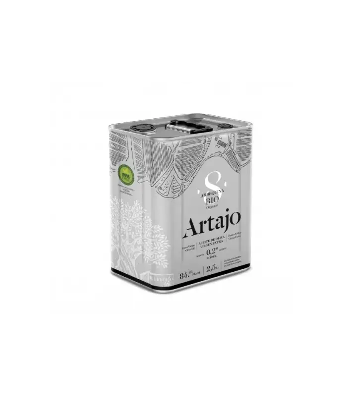 ACEITE OLIVA VE ARTAJO 8 ARBEQUINA ECO LATA 2,5L