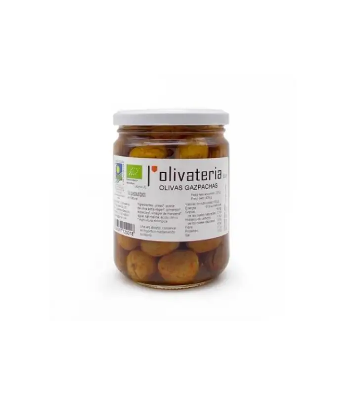 ACEITUNAS GAZPACHAS 435g L`OLIVATERIA