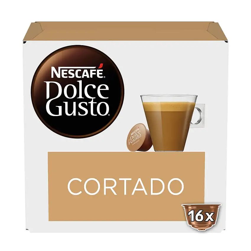 Café cortado macchiato nescafé Dolce Gusto 16 cápsulas