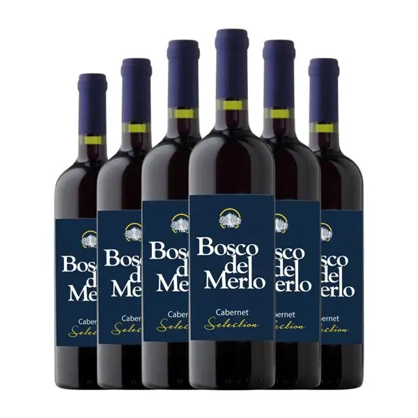 Bosco del Merlo Cabernet Sauvignon Seco Veneto Selection — Selección 75 cl Vino Tinto (Caja de 6 unidades)