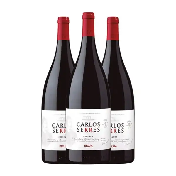 Carlos Serres Rioja Crianza Botella Magnum 1,5 L Vino Tinto (Caja de 3 unidades)