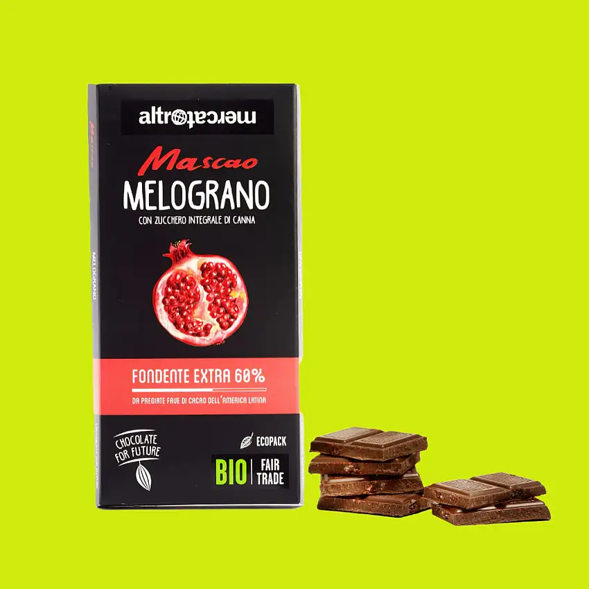 CHOCOLATE EXTRA NEGRO CON GRANADA