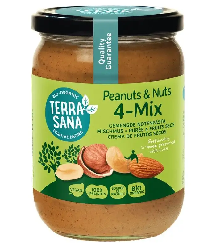 CREMA DE FRUTOS SECOS 4-MIX TERRASANA 250GR