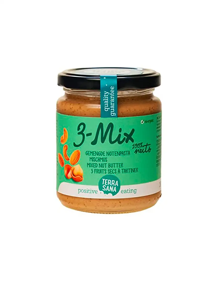 Crema frutos secos 3 mix Terrasana 250 gr