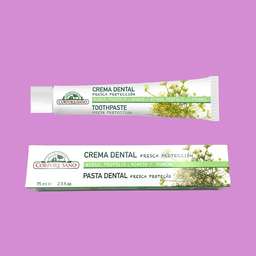 CREMA DENTAL FRESCA PROTECCIÓN MIRRA, PROPOLIS, HINOJO ECO