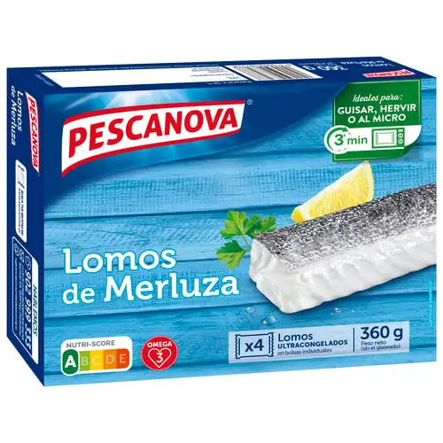 Lomos de merluza Pescanova 360g