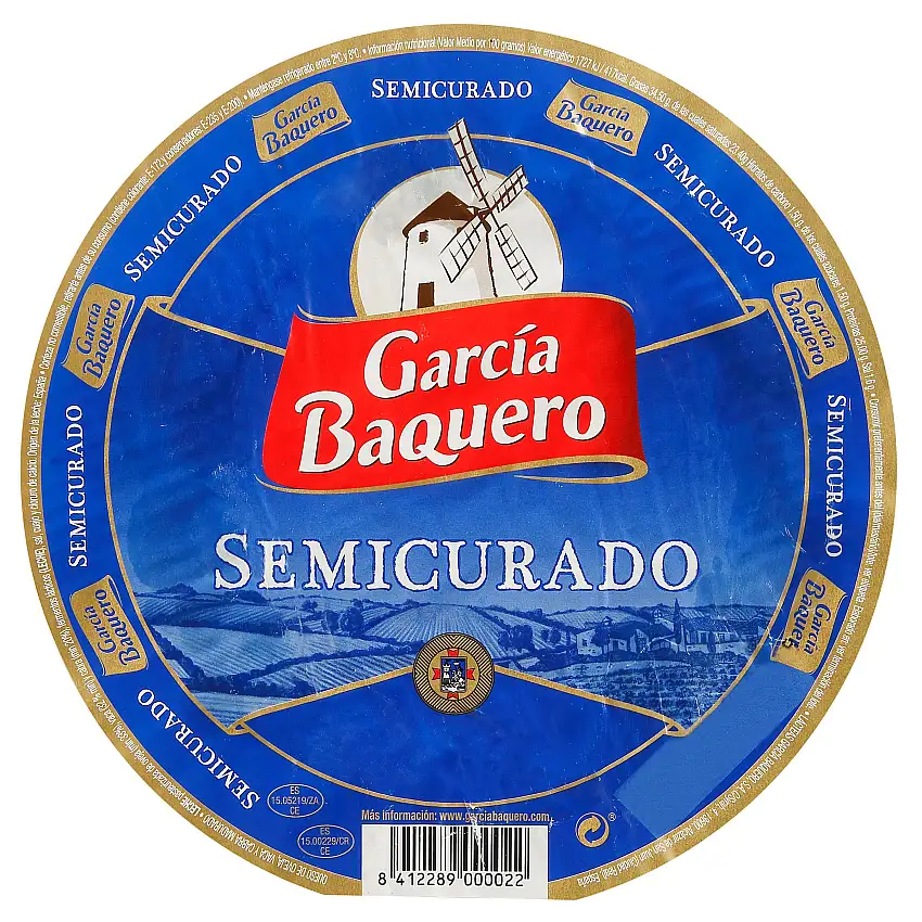 Queso semicurado García Baquero