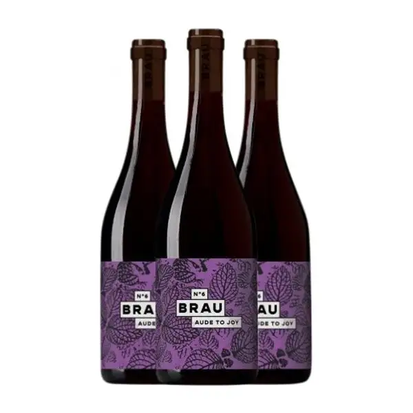 Domaine de Brau Nº 6 Aude to Joy Syrah Joven 75 cl Vino Tinto (Caja de 3 unidades)