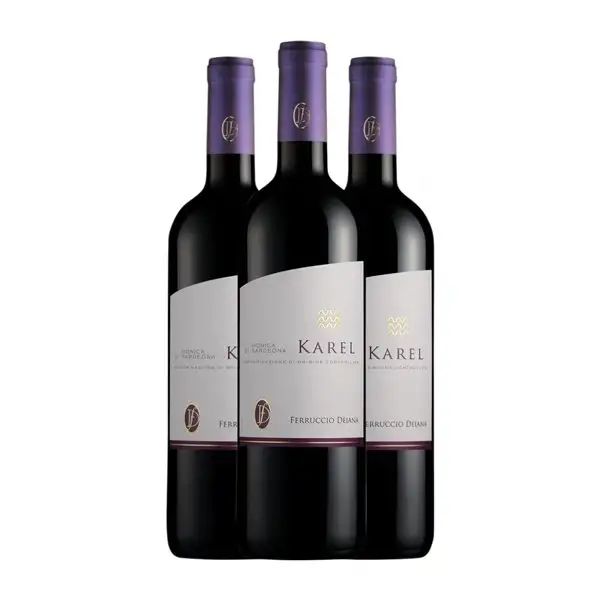 Ferruccio Deiana Karel Monica Sardegna 75 cl Vino Tinto (Caja de 3 unidades)
