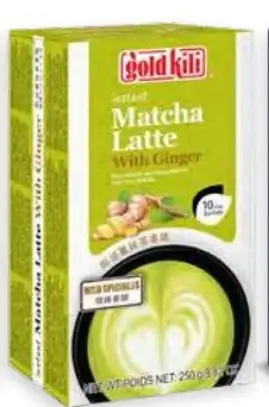 Infusión Gold Kili Instant Matcha Latte Con Ginger