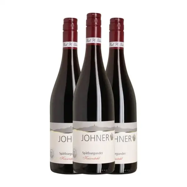 Karl H. Johner Kaiserstuhl Pinot Negro Trocken — Seco Baden Barrica 75 cl Vino Tinto (Caja de 3 unidades)