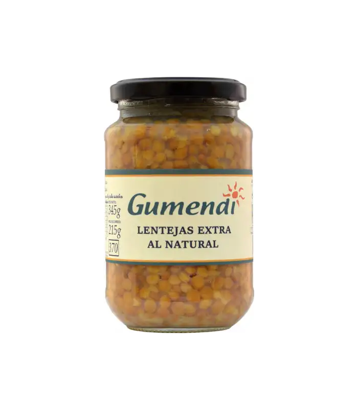LENTEJAS BOTE CRISTAL 660g GUMENDI