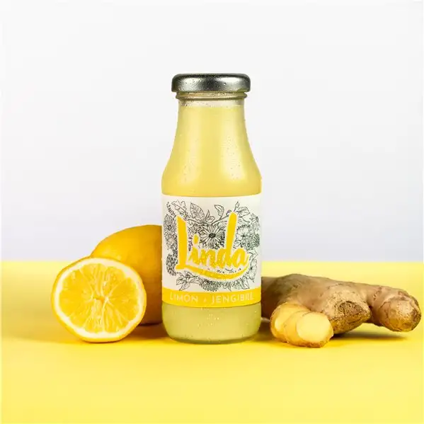 Zumo Linda Limón + Jengibre BIO (12 unidades de 200 ml)